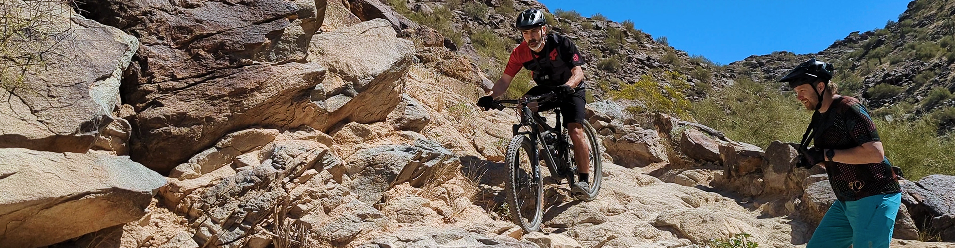 Mountain Biking Holbert Trail on South Mountain, Phoenix AZ