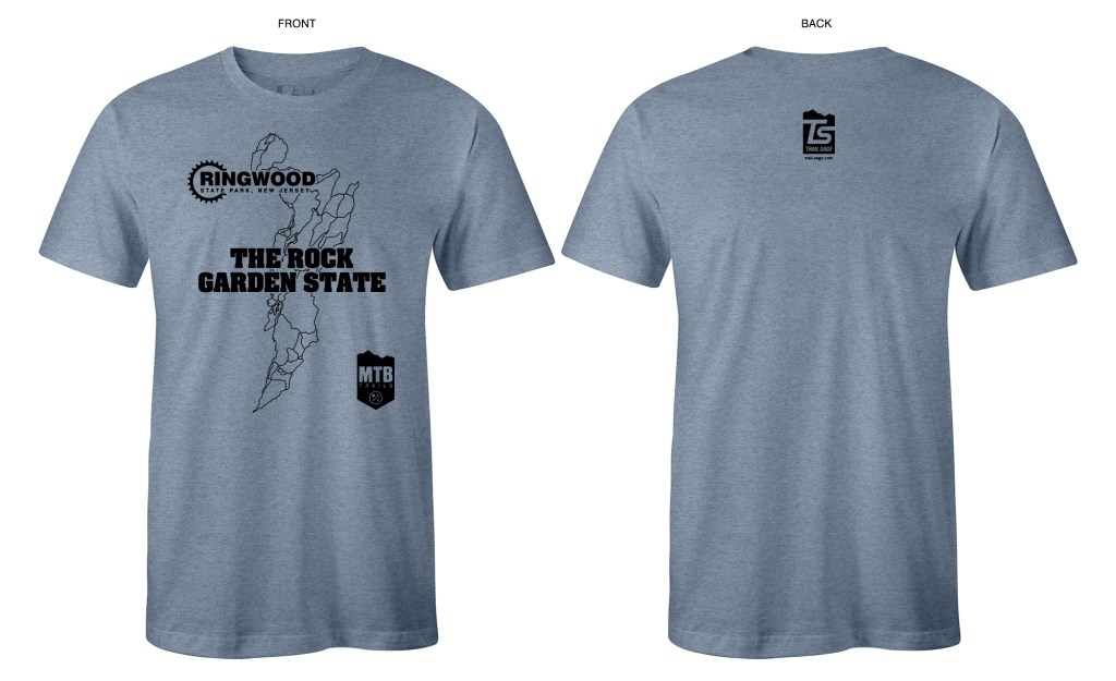 The Rock Garden State T Shirt, Ringwood State Park, New Jersey