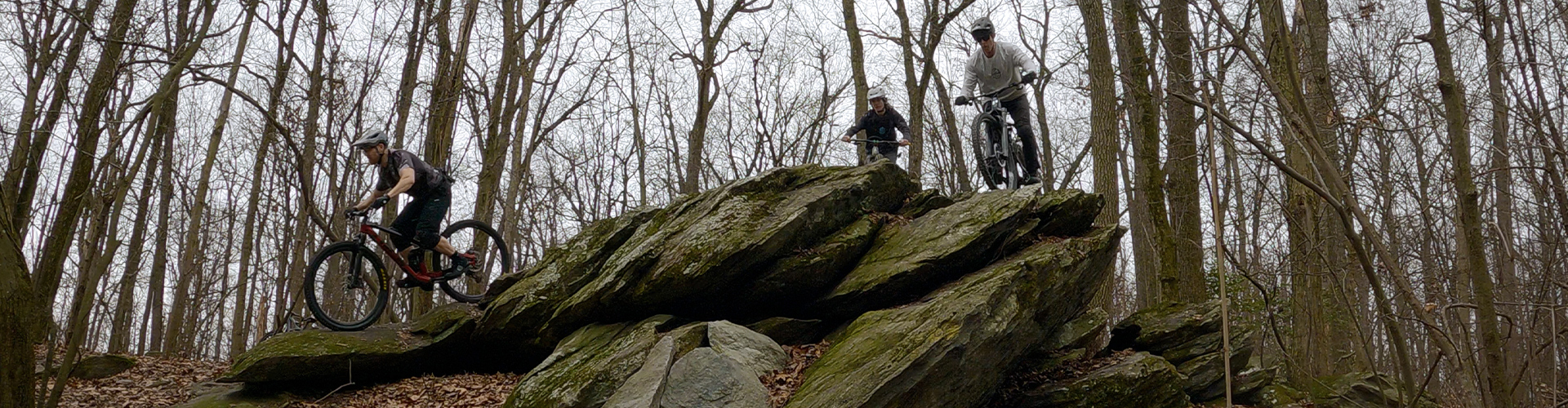 Slanted Ground group ride at Rocky Ridge Park