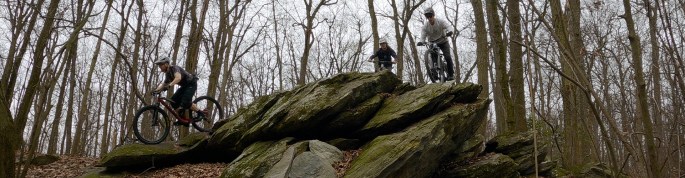 Slanted Ground group ride at Rocky Ridge Park