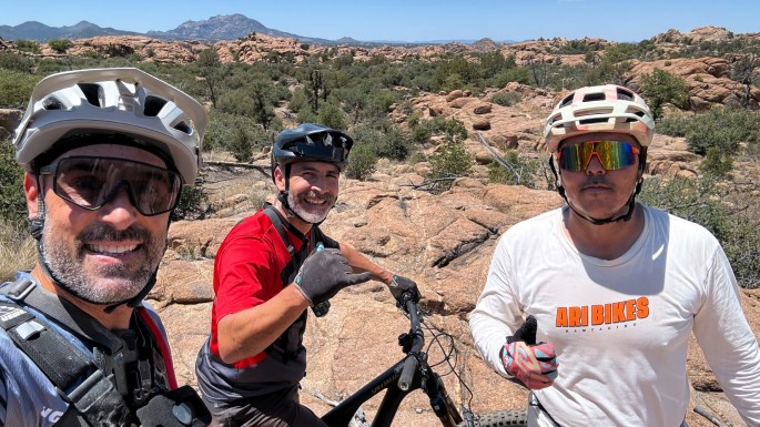 Dan, Sage and Arturo - Granite Dells MTB